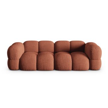 Canapea 4 locuri, Loretto, Cosmopolitan Design, 250x100x68 cm, tesatura structurata, corai