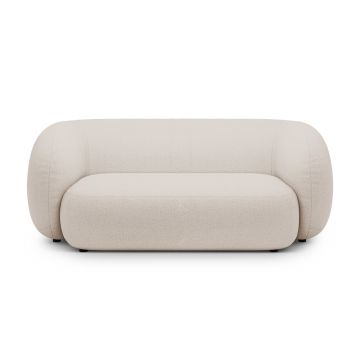 Canapea modulara 2 locuri, Kate, Micadoni, 183x99x76 cm, tesatura boucle, bej