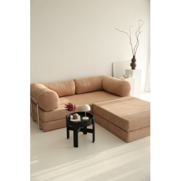 Coltar, Evalina, 383EVN1265, Material: 100% catifea PES, Maro