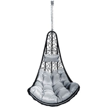 Balansoar Heinner Vigo, ratan sintetic, gri, 80x102x124/195cm