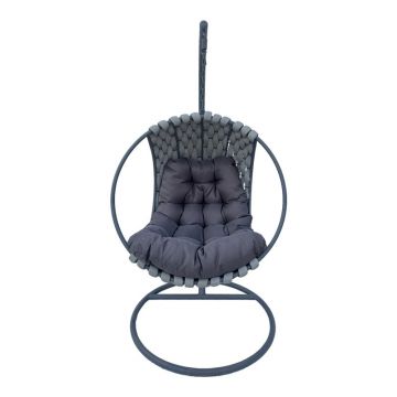 Balansoar Makito, Gri, PVC, 100x105x195 cm