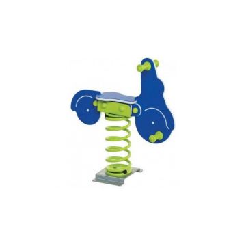 Balansoar pe arcuri HDPE scuter cu prindere pe beton