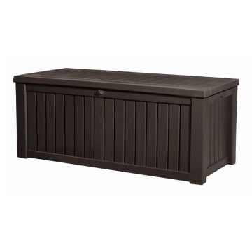 Cutie de depozitare pentru grădină maro închis – Keter