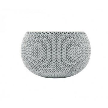 Ghiveci Cozies M Cloudy, gri, 9.4 L