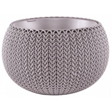 Ghiveci rotund Cozy M, violet, suspendabil, 9.4 L