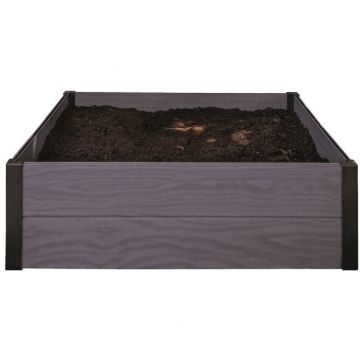 Jardiniera patrata gri Maple