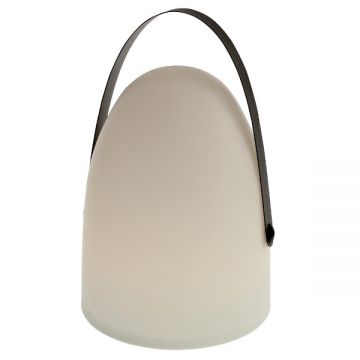 Lampa de exterior Deko Senso 27x40cm  IP44  timer  USB  alb-negru