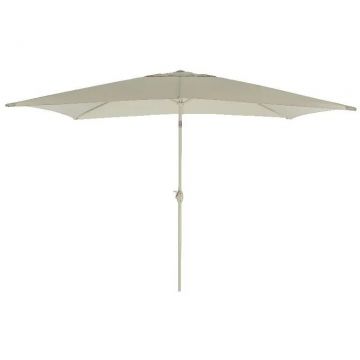 OEM Umbrela pentru terasa si gradina, alb, diametru 300 cm