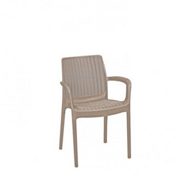 Scaun Bali, cappuccino