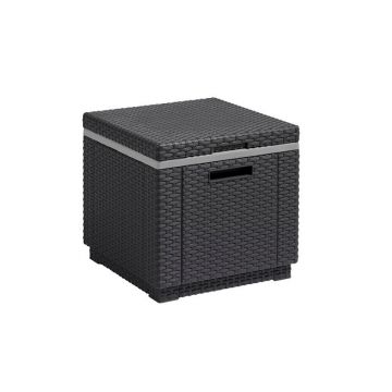 Scaun cu functie depozitare Ice Cube, gri