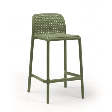 Scaun inalt exterior Nardi Lido Mini Stool  h65cm  verde agave