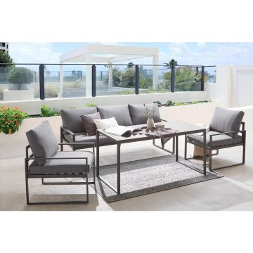 Set Dining Lounge 4 piese  317/67/139 cm