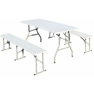 SET MASA CU 2 BANCI PLASTIC PLIABILE DMBP001