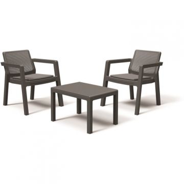 Set mobilier gradina graphite Emily