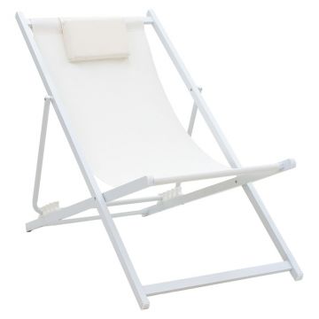 Sezlong Corte fag aluminiu texMaron, 190x70 cm