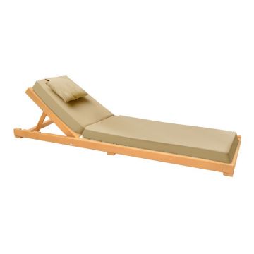 Sezlong de gradina Specta Natural 60x190x50 cm