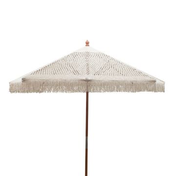 Umbrela Brilie, Alb - Negru, 270x260 cm