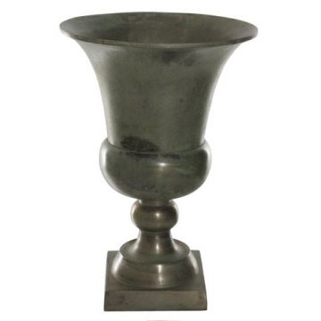 Vas decorativ Deko Senso cupa d 24.5cm  h 36cm  metal antichizat - verde