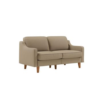 Canapea 2 locuri, Atelier del Sofa, 918CMF1146, Otel, Plajă / Nuc