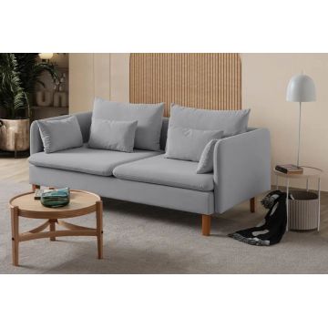 Canapea 3 locuri, Atelier del Sofa, 752EST1102, Frame: 70% HORNBEAM/30% MELAMINE COATED CHIPBOARD, Gri
