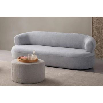 Canapea 3 locuri, Atelier del Sofa, 752EST1113, Frame: 70% HORNBEAM/30% MELAMINE COATED CHIPBOARD, Gri
