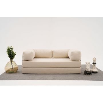 Canapea 3 locuri, Atelier del Sofa, 825BLC5221, Tesatura Chenille, Crem