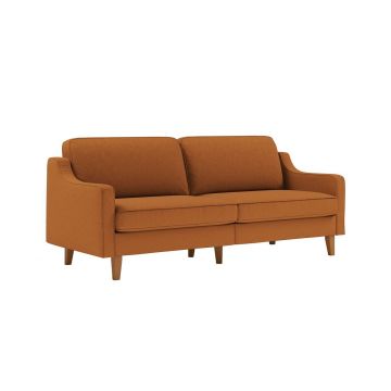 Canapea 3 locuri, Atelier del Sofa, 918CMF1153, Otel, Caramel / Nucă