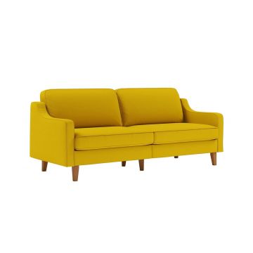 Canapea 3 locuri, Atelier del Sofa, 918CMF1163, Otel, Floarea-soarelui / Nuc