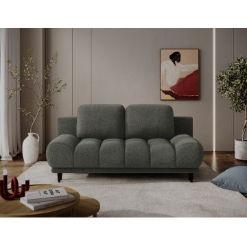 Canapea extensibila 2 locuri ELTAP, Guavio, 210x77x97 cm, lemn/poliester, verde olive