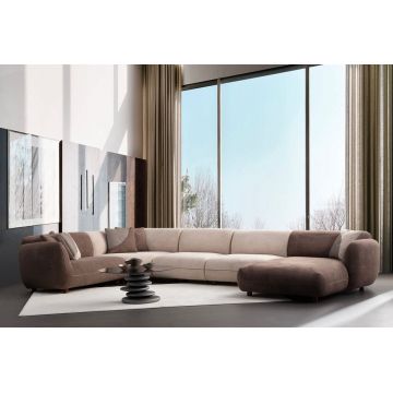 Coltar, Atelier del Sofa, 560ARE5263, Cadru: LEMN/PAL, Crem/Maro