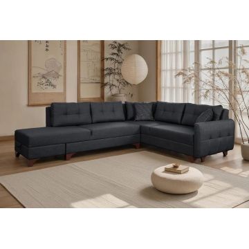 Coltar, Atelier del Sofa, 752EST1305, Frame: 70% HORNBEAM/30% MELAMINE COATED CHIPBOARD, Antracit