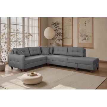 Coltar, Atelier del Sofa, 752EST1306, Frame: 70% HORNBEAM/30% MELAMINE COATED CHIPBOARD, Gri