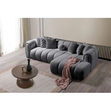 Coltar, Atelier del Sofa, 752EST1318, Frame: 70% HORNBEAM/30% MELAMINE COATED CHIPBOARD, Gri inchis
