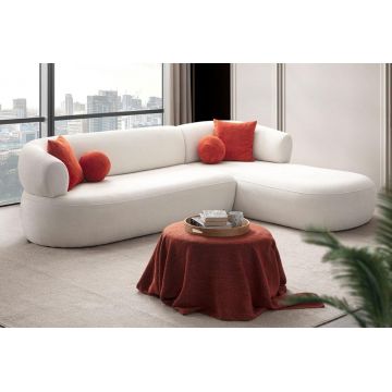 Coltar, Atelier del Sofa, 752EST1326, Frame: 70% HORNBEAM/30% MELAMINE COATED CHIPBOARD, Alb