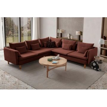 Coltar, Atelier del Sofa, 752EST1330, Frame: 70% HORNBEAM/30% MELAMINE COATED CHIPBOARD, Caramiziu