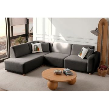 Coltar, Atelier del Sofa, 752EST1334, Frame: 70% HORNBEAM/30% MELAMINE COATED CHIPBOARD, Antracit