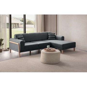 Coltar, Atelier del Sofa, 752EST1348, Frame: 70% HORNBEAM/30% MELAMINE COATED CHIPBOARD, Antracit