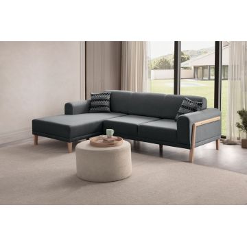 Coltar, Atelier del Sofa, 752EST1349, Frame: 70% HORNBEAM/30% MELAMINE COATED CHIPBOARD, Antracit