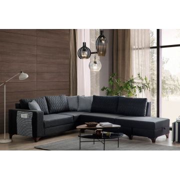 Coltar, Atelier del Sofa, 752EST1354, Frame: 70% HORNBEAM/30% MELAMINE COATED CHIPBOARD, Antracit