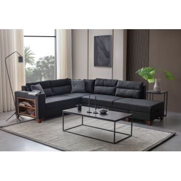 Coltar, Atelier del Sofa, 752EST1363, Frame: 70% HORNBEAM/30% MELAMINE COATED CHIPBOARD, Antracit