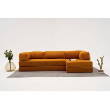Coltar, Atelier del Sofa, 825BLC5234, Tesatura Chenille, Portocaliu