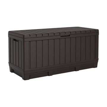 Cutie de depozitare pentru grădină maro din plastic Kentwood – Keter