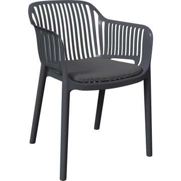 Scaun De Stivuit in plastic, textil antracit