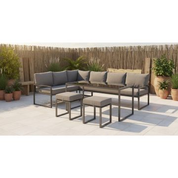 Set Dining Lounge 16 piese 172/245 cm