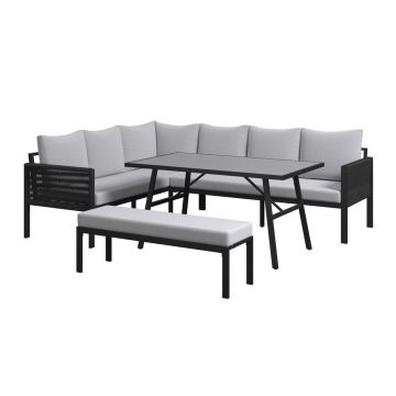 Set Dining Lounge 4 piese 240/185 cm
