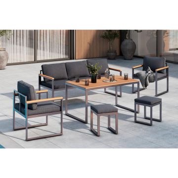 Set Dining Lounge 6 piese  180/71/65 cm