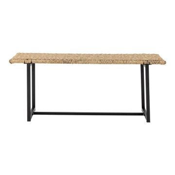 Bancă de grădină în culoare naturală din ratan Adilly – Bloomingville