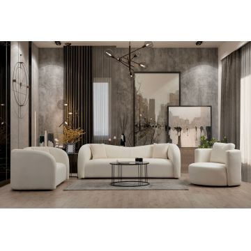 Canapea 2 locuri, Atelier del Sofa, 560ARE1867, Crem