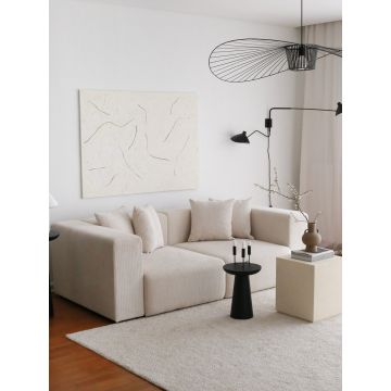 Canapea 3 locuri, Atelier del Sofa, 383EVN1245, Alb