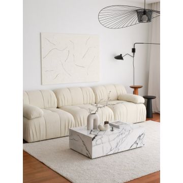 Canapea 3 locuri, Atelier del Sofa, 383EVN1249, Alb